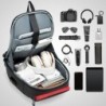 Bolsa transversal multifuncional - mochila para laptop de 9,7" - com porta de carregamento USB - à prova d'água