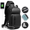 Fashionable shoulder laptop bag - backpack with USB charging port - waterproofBackpacks