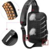Bolsa de ombro elegante para laptop - mochila com porta de carregamento USB - à prova d'água