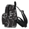 Trendy mini backpack - waterproof - abstract face printedBackpacks