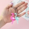 Flamingo keychains - 6 piecesKeyrings