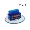 OBDII OBD2 Mini Bluetooth ELM327 V2.1 - scanner de carro - ferramenta de diagnóstico
