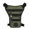 Bolsa pequena tática / militar - com cintura / perna / cinto de ombro - nylon