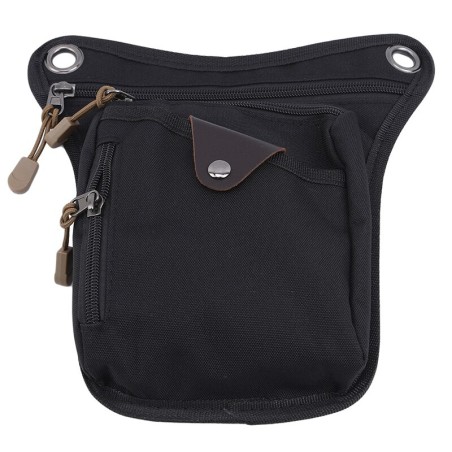Bolsa pequena elegante - com cintura / perna / cinto de ombro - nylon