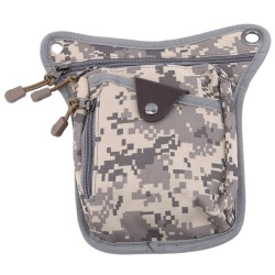 Bolsa pequena elegante - com cintura / perna / cinto de ombro - nylon