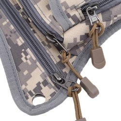 Bolsa pequena elegante - com cintura / perna / cinto de ombro - nylon