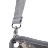 Bolsa pequena elegante - com cintura / perna / cinto de ombro - nylon