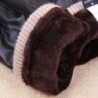 Luvas de inverno pretas - com função de tela sensível ao toque - couro