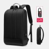 Mochila para laptop elegante - extrafina - à prova d'água - com porta de carregamento USB