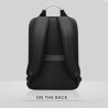 Mochila para laptop elegante - extrafina - à prova d'água - com porta de carregamento USB