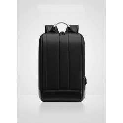 Mochila para laptop elegante - extrafina - à prova d'água - com porta de carregamento USB