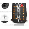 Fashionable shoulder laptop bag - backpack with USB charging port - waterproofBackpacks