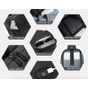 Bolsa de ombro elegante para laptop - mochila com porta de carregamento USB - à prova d'água