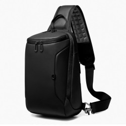 Bolsa transversal elegante - mochila para iPad de 9,7" - com porta de carregamento USB - à prova d'água
