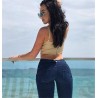 Sexy jeans - skinny pants - with low waist / push upWomen's fashion