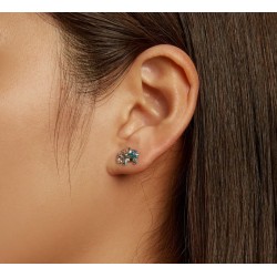 Stud earrings with mini elephantEarrings