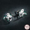 Stud earrings with mini elephantEarrings