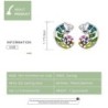 Delicate earrings with mini chameleon - 925 sterling silverEarrings