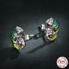 Delicate earrings with mini chameleon - 925 sterling silverEarrings