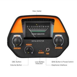 KKMOON MD 4030 / GC-1016A - fio subterrâneo profissional / ferro / metal / detector de ouro - ajustável