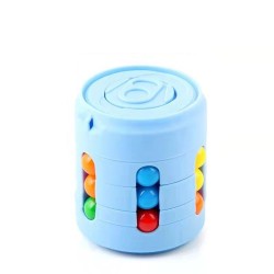 Cubo com contas coloridas - brinquedo de inquietação para alívio do estresse