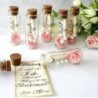 Mini garrafas de vidro com cortiça - decoração de casamento suspensa - 25ml