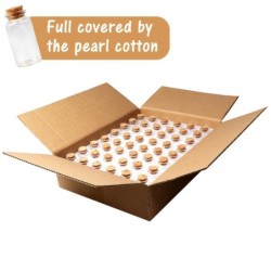 Mini garrafas de vidro com cortiça - decoração de casamento suspensa - 25ml