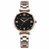 CRRJU - relógio de luxo elegante - Quartz - à prova d'água - aço inoxidável
