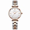CRRJU - relógio de luxo elegante - Quartz - à prova d'água - aço inoxidável