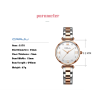 CRRJU - relógio de luxo elegante - Quartz - à prova d'água - aço inoxidável