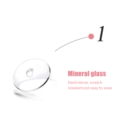 CRRJU - relógio de luxo elegante - Quartz - à prova d'água - aço inoxidável