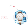 CRRJU - relógio de luxo elegante - Quartz - à prova d'água - aço inoxidável