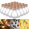 Mini garrafas de vidro - com tampa de cortiça - para perfumes - decoração de casamento - 10 peças