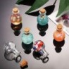 Mini garrafas de vidro - com tampa de cortiça - para perfumes - decoração de casamento - 10 peças