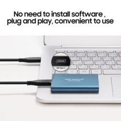 Armazenamento em disco rígido móvel - SSD - tipo C - USB 3.1 - liga de alumínio - 500 GB / 1 TB / 2 TB / 4 TB / 6 TB / 8 TB