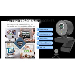 AI humanoid webcam - auto tracking - auto focus - with microphone - USB - 1080PComputers & Laptops