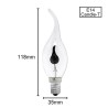 Lâmpada LED - luz de chama de vela cintilante - E14 / E27 - 3W - 220V - 10 peças