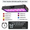 Lâmpada de cultivo de plantas - espectro completo - hidropônico - luz LED COB - 1220W / 2400W / 3600W