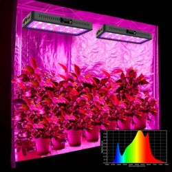 Lâmpada de cultivo de plantas - espectro completo - hidropônico - luz LED COB - 1220W / 2400W / 3600W