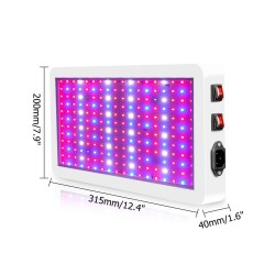 Lâmpada de cultivo de plantas - espectro completo - luz LED - à prova d'água - 5000W / 8000W