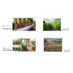 Lâmpada de cultivo de plantas - painel de luz LED - espectro completo - hidropônico