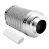 Ventilador centrífugo / filtro de ar de carvão ativado - para luz de cultivo de plantas LED - 220V