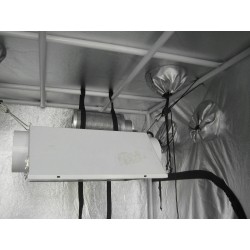 Ventilador centrífugo / filtro de ar de carvão ativado - para luz de cultivo de plantas LED - 220V