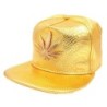Boné de beisebol - snapback de couro - com folha de metal - estilo hip hop
