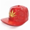 Boné de beisebol - snapback de couro - com folha de metal - estilo hip hop
