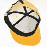 Boné de beisebol - snapback de couro - com folha de metal - estilo hip hop
