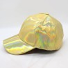 Rainbow baseball cap - patent leather - hip-hop styleHats & Caps