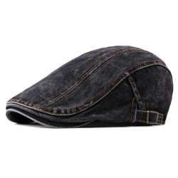 Boné jeans clássico - viseira estilo bico de pato
