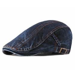 Boné jeans clássico - viseira estilo bico de pato