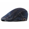 Boné jeans clássico - viseira estilo bico de pato
